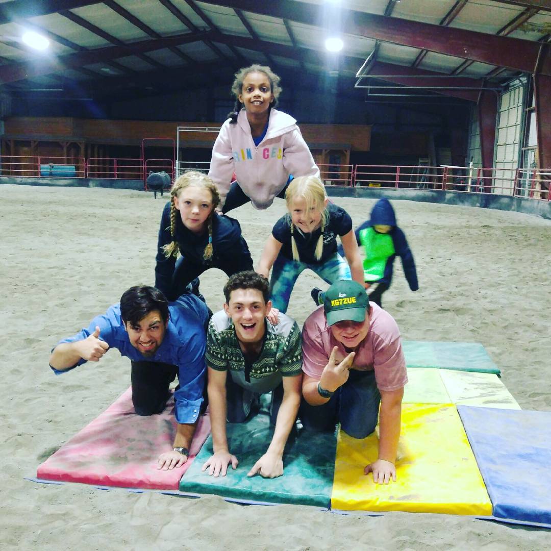 Group of vaulters